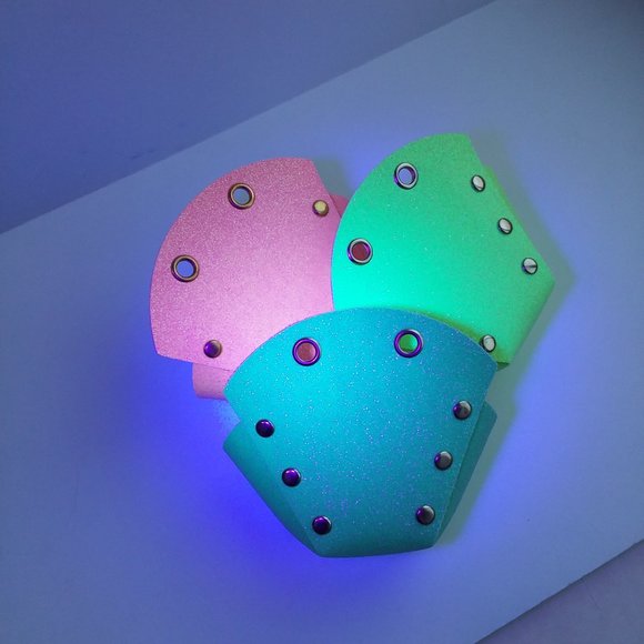 ROLLER SKATES TOE GUARDS   Glow in the dark ROLLER SKATE TOE CAPS - Picture 14 of 15